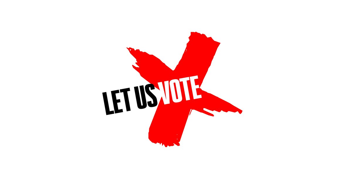 Let Us Vote campaign logo